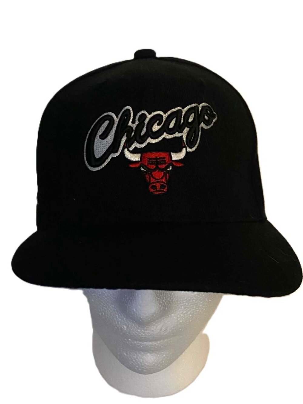Chicago Bulls Snapback Hat BMO Harris Bank Promo Melonwear Adjustable NBA Black